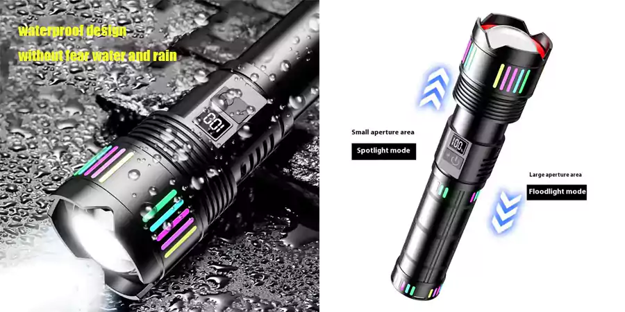 چراغ قوه دستی کینساچ KS-G600PRO،زوم دار، چراغ قوه کینساچ PRO G600