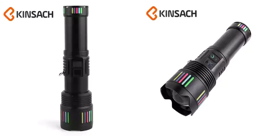 چراغ قوه شکاری کینساچ مدل KS-G601PRO پاور بانک دار،چراغ قوه G601 اصلی