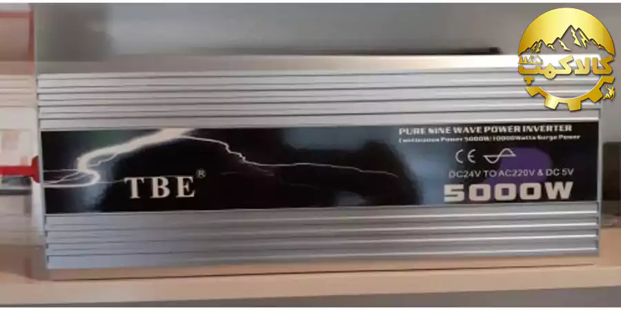 اینورتر برق خودرو مدل TBE5000W تمام سینوسی، اینورتر برق خودرو 12 به 220 ولت مدل TBE5000W تمام سینوسی