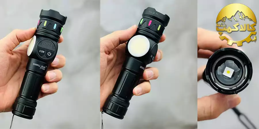 چراغ قوه فانوسی اسمال سان مدل ZY-X88،چراغ قوه فانوسی زومدار اسمال سان مدل ZY-X88