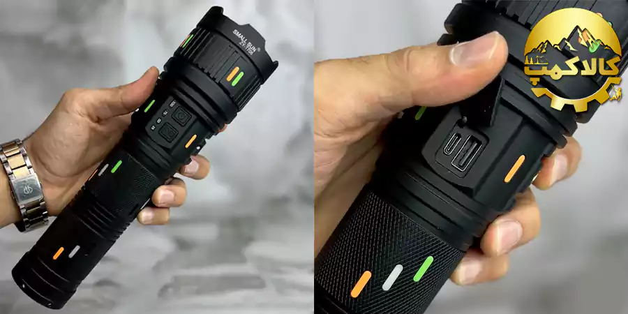 چراغ قوه دستی اسمال سان ZY-T708، چراغ قوه پلیسی اسمال سان T708، چراغ قوه زوم دار اسمال سان