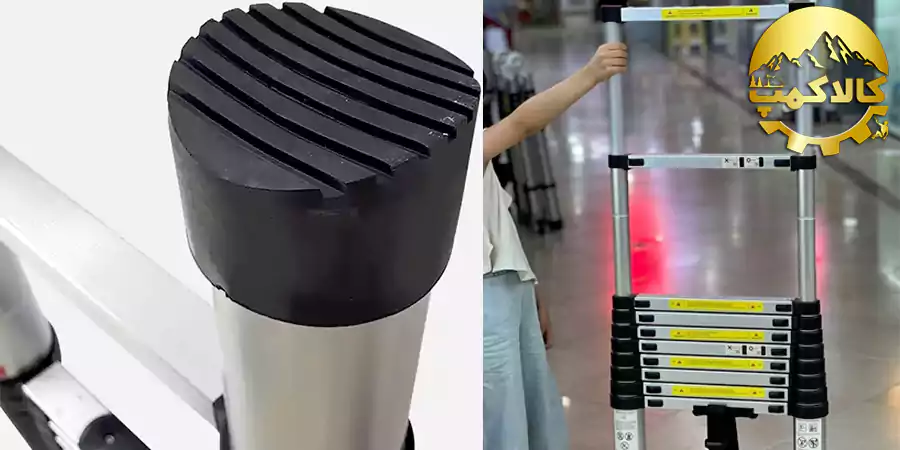 نردبان تلسکوپی یک طرفه با ارتفاع 2.60 متر، نردبان یک طرفه 2.6 متری تلسکوپی