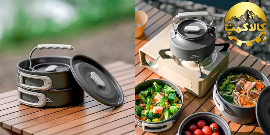ست ظروف نیچرهایک CNK2450CF010، ظروف آشپزی کمپینگ نیچرهایک مدل CNK2450CF010