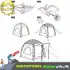 چادر بادی سه نفره Ango air نیچرهایک مدل CNH23ZP12002