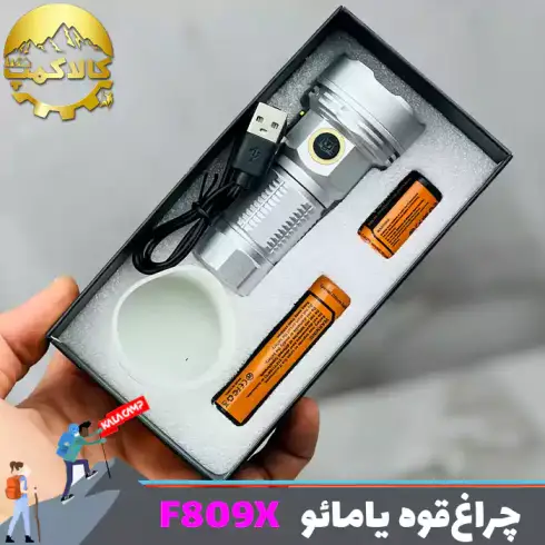 چراغ قوه 9 لامپ جیبی یامائو مدل YM-F809X
