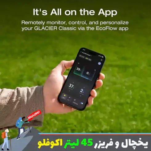 یخچال و فریزر قابل حمل 45 لیتر اکوفلو