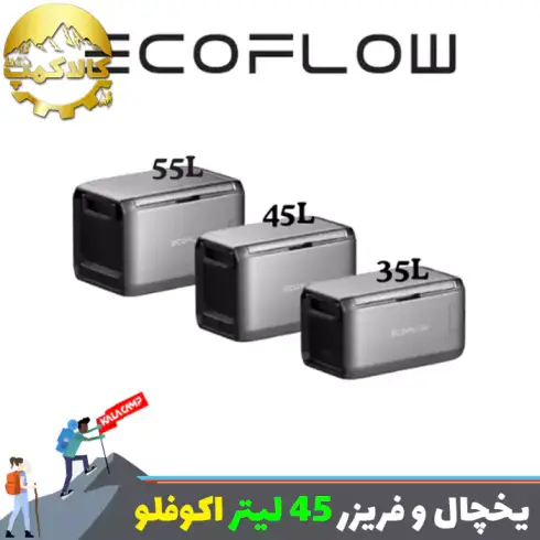 یخچال و فریزر قابل حمل 45 لیتر اکوفلو