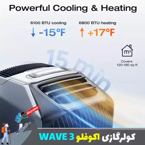 کولرگازی قابل حمل اکوفلو مدل WAVE 3
